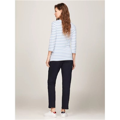 Tommy Hilfiger Stripe Boatneck T-Shirt