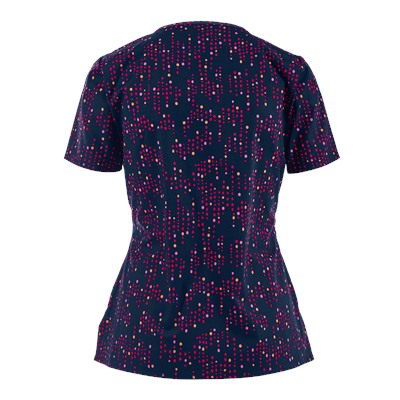 Dickies Gen Flex Scrubs Just Dot It Down Print Top