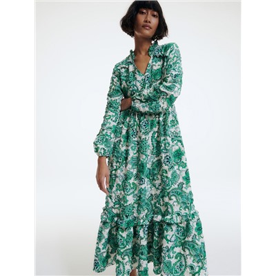Gemustertes kleid