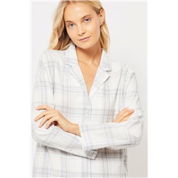 Camisa Blanco y azul claro