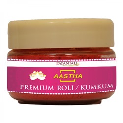 PATANJALI Aastha Roli Благовония сыпучие порошковые Кумкум 25г