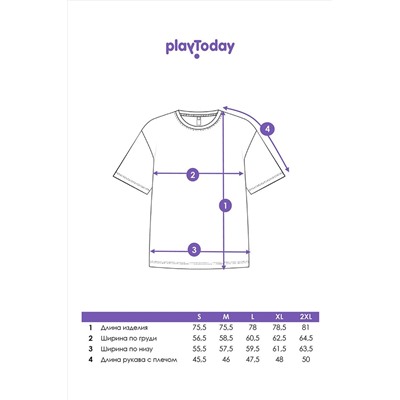 Футболка PLAYTODAY, 1073904