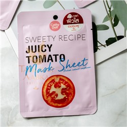 МАСКА ДЛЯ ЛИЦА ТКАНЕВАЯ С ТОМАТОМ «УКРЕПЛЕНИЕ И ЗАЩИТА» CATHY DOLL