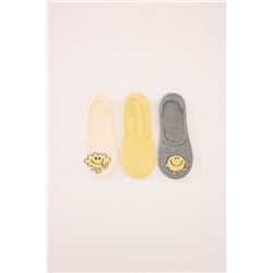 Pack 3 calcetines invisibles algodón Mr. Men