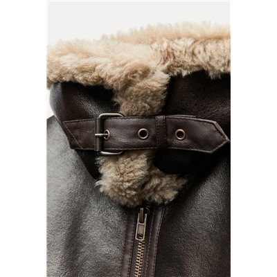 ZW COLLECTION DOUBLE-FACED BIKER JACKET