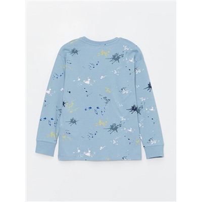 LC Waikiki Bisiklet Yaka Baskılı Uzun Kollu Erkek Çocuk Pijama Takımı, LCW Kids                                            
                                            Bisiklet Yaka Baskılı Uzun Kollu Erkek Çocuk Pijama Takımı