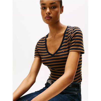 V-Neck Stripe Favorite T-Shirt