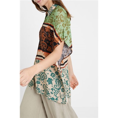 Camisa boho floral