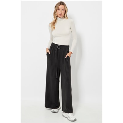 Pantalón wide leg - Negro