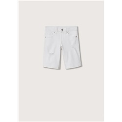 Bermudas denim rotos decorativos -  Niño | MANGO OUTLET España