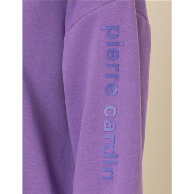 Lila Oversize Kapüşonlu Sweatshirt