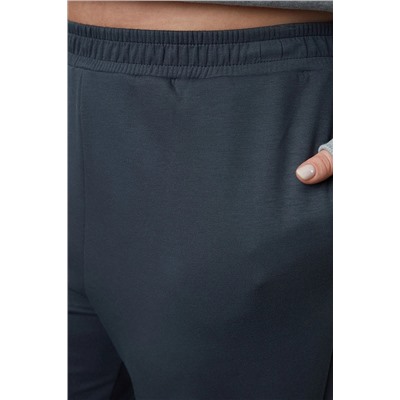 Indigo Loose Jogger Dökümlü Yumuşak Tuşeli Örme Büyük Beden Eşofman Altı TBBAW25AJ00003