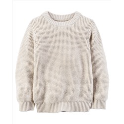 Pullover Crew-Neck Sweater