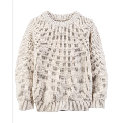 Pullover Crew-Neck Sweater