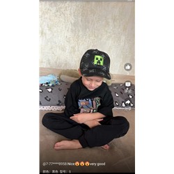 Классные детские бейсболки с изогнутым и прямым козырьком  Minecraf*t