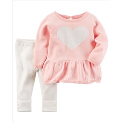 2-Piece Little Sweater Set