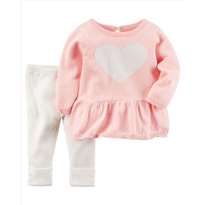 2-Piece Little Sweater Set