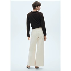 Jeans culotte tiro medio