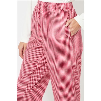 Pantalón de pijama cintura alta - Rojo