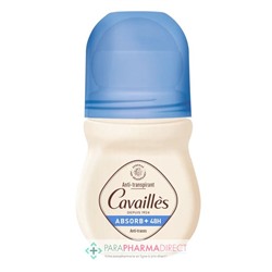 Cavaillès - Absorb+ 48H - Anti-Traces - Déodorant Roll-On 50 ml