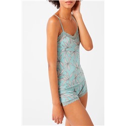 Top lencero Debbie Turquesa