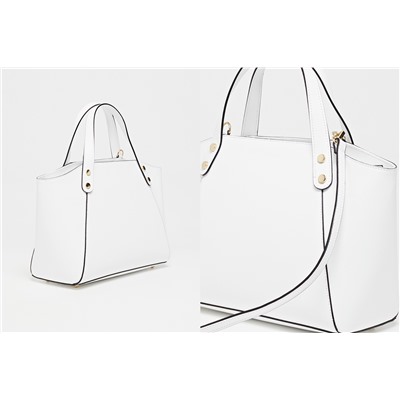 Bolso de piel Parl Blanco