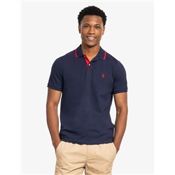 SLIM FIT STRETCH SOLID PIQUE POLO SHIRT