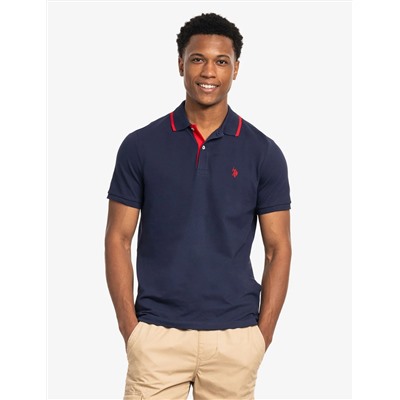 SLIM FIT STRETCH SOLID PIQUE POLO SHIRT