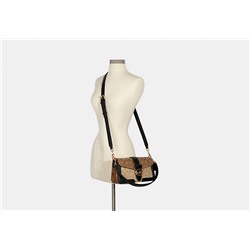 Georgie Shoulder Bag In Blocked Signature Canvas