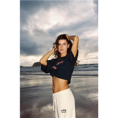 VARSITY CROPPED T-SHIRT