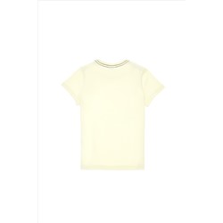 Erkek Çocuk Limon Bisiklet Yaka Tişört