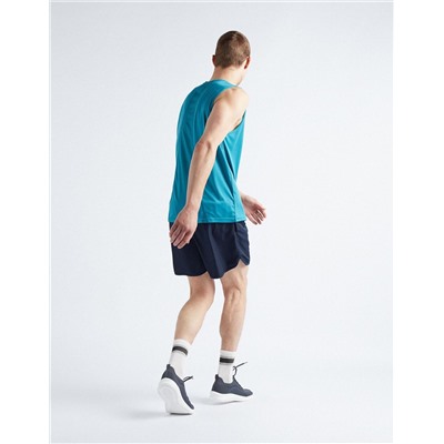 Reflective Sports Shorts, Men, Blue