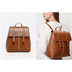 Mochila de piel Rose Camel