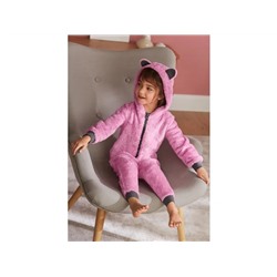 LUPILU® Kleinkinder Mädchen Onepiece Plüsch, mit Kapuze