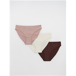 Schlichte Slips, 3er-Pack
