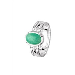 Anillo Plata y aventurina