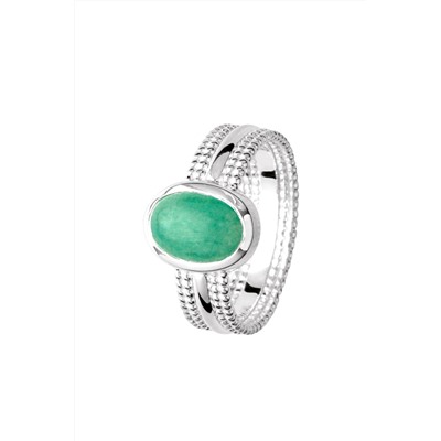 Anillo Plata y aventurina
