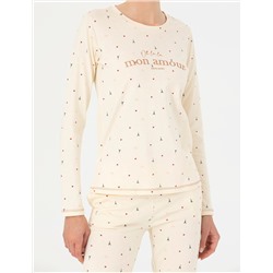 Açık Sarı Pijama Takımı