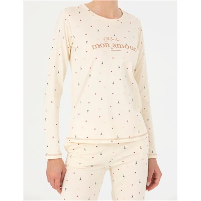 Açık Sarı Pijama Takımı