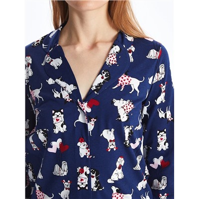 LC Waikiki Gömlek Yaka Desenli Uzun Kollu Kadın Pijama Takımı, LCW DREAM                                            
                                            Gömlek Yaka Desenli Uzun Kollu Kadın Pijama Takımı