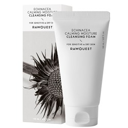 RAWQUEST ECHINACEA CALMING MOISTURE CLEANSING FOAM Увлажняющая пенка для лица с экстрактом эхинацеи 150мл