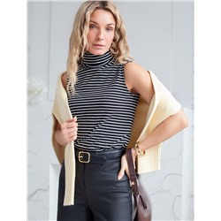 Топ из премиального хлопка с эластаном