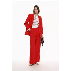Wide-leg trousers with waistband detail