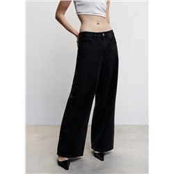 Jeans super wideleg loose oversize tiro bajo