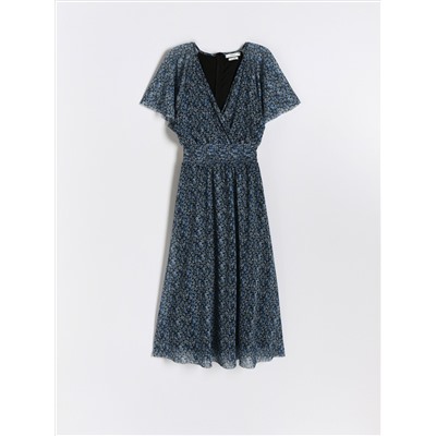 Kleid mit dekorativen Ärmeln