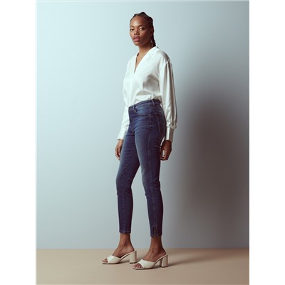 Slim-Jeans mit mittlerer Leibhöhe