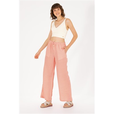 Kadın Fuşya Loose Relax Fit Pantolon