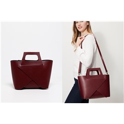 Bolso de piel Rita Burdeos