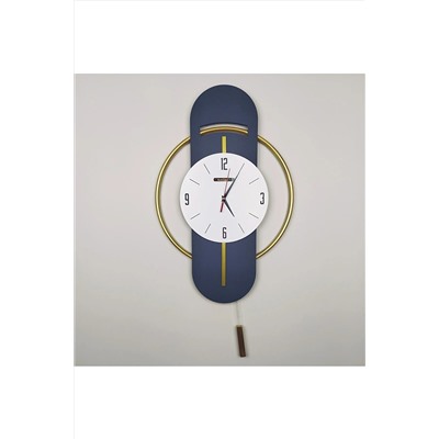 RacartShop Modern Dekoratif Hareketli Sarkaçlı Duvar Saati – 32 - 62x42cm rcrtshpmodern32