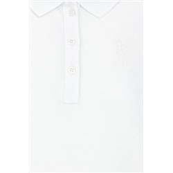 Kız Çocuk Beyaz Basic Sweatshirt
